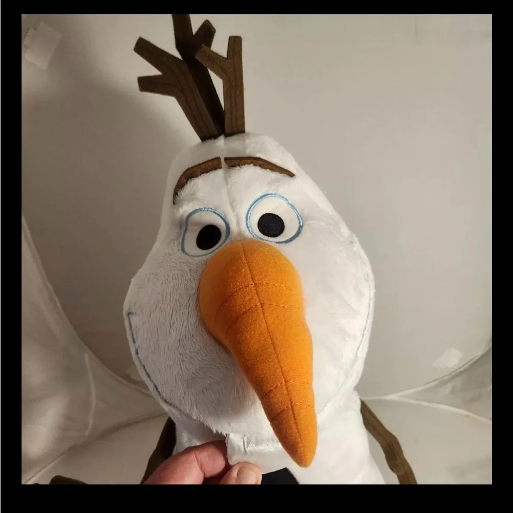 Disney Store Olaf Large Plush Stuffed Toy Soft Eyes Huggable